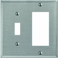 Jackson Brushed Nickel Toggle Combination Wall Plate 9PT126